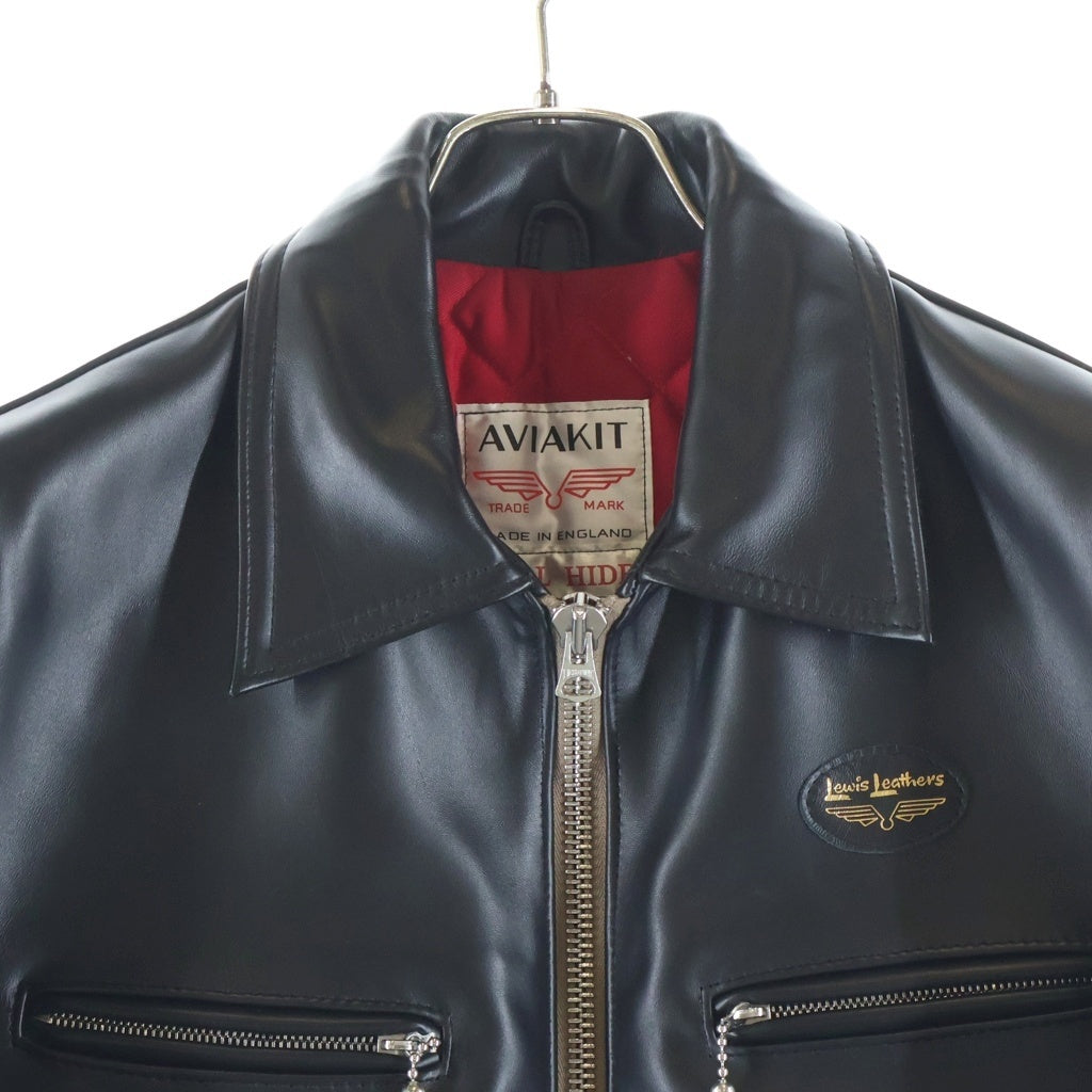 Lewis Leathers(ルイスレザー) DOMINATOR 551T HORSE HIDE ドミネーター タイトフィット ホースハイド シングルライダースジャケット ブラック