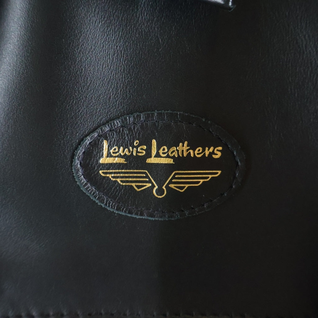 Lewis Leathers(ルイスレザー) DOMINATOR 551T HORSE HIDE ドミネーター タイトフィット ホースハイド シングルライダースジャケット ブラック