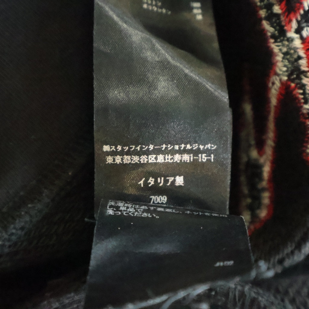 AMIRI(アミリ) LOS ANGELES 1976 HELL 刺繍 スウェットパーカー フーディー ブラック