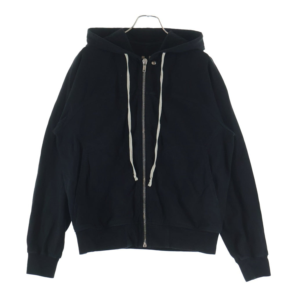 Rick Owens(リックオウエンス) 25SS WINDBREAKER ウインドブレイカー ジップパーカー フーディー ブラック RU01E5241
