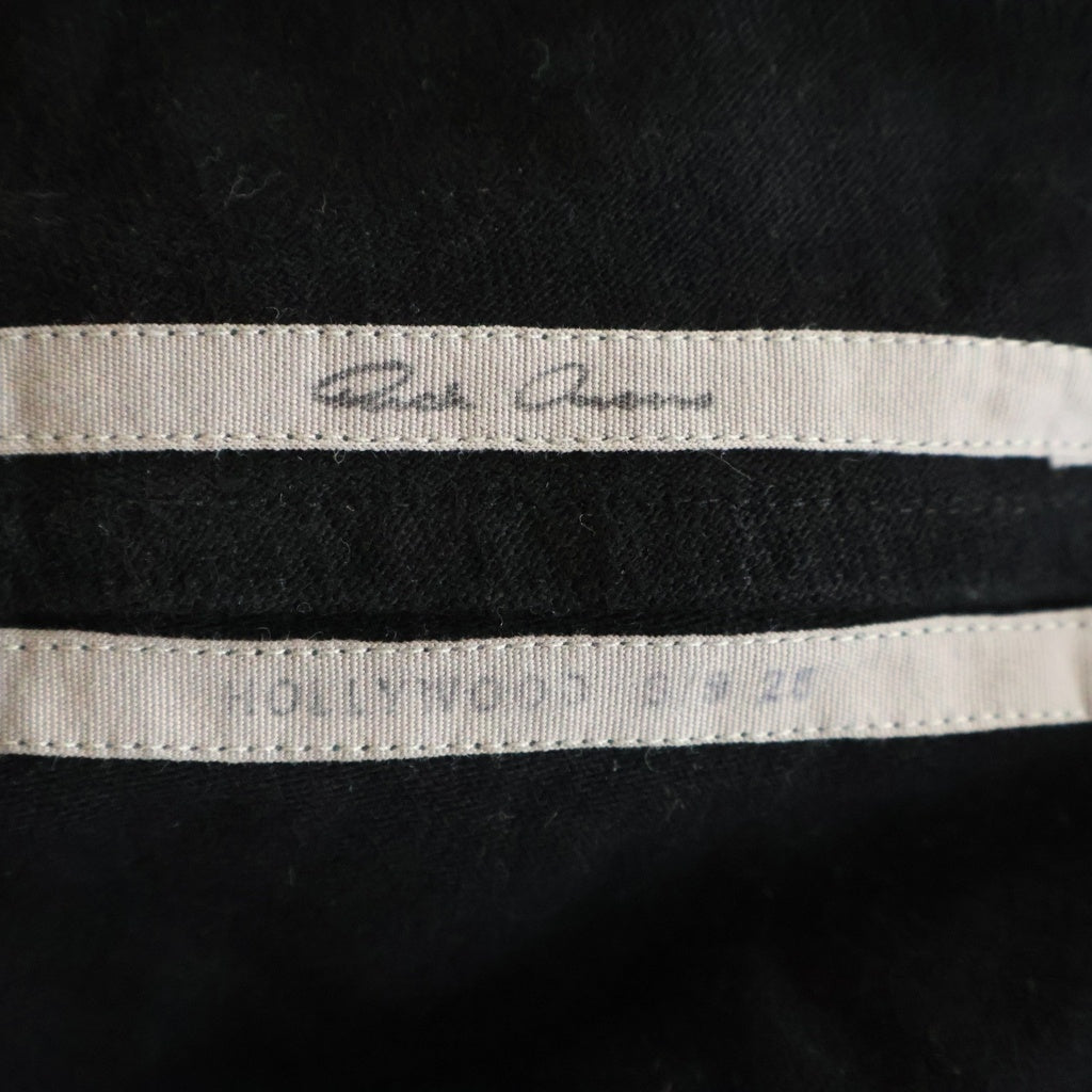 Rick Owens(リックオウエンス) 25SS WINDBREAKER ウインドブレイカー ジップパーカー フーディー ブラック RU01E5241