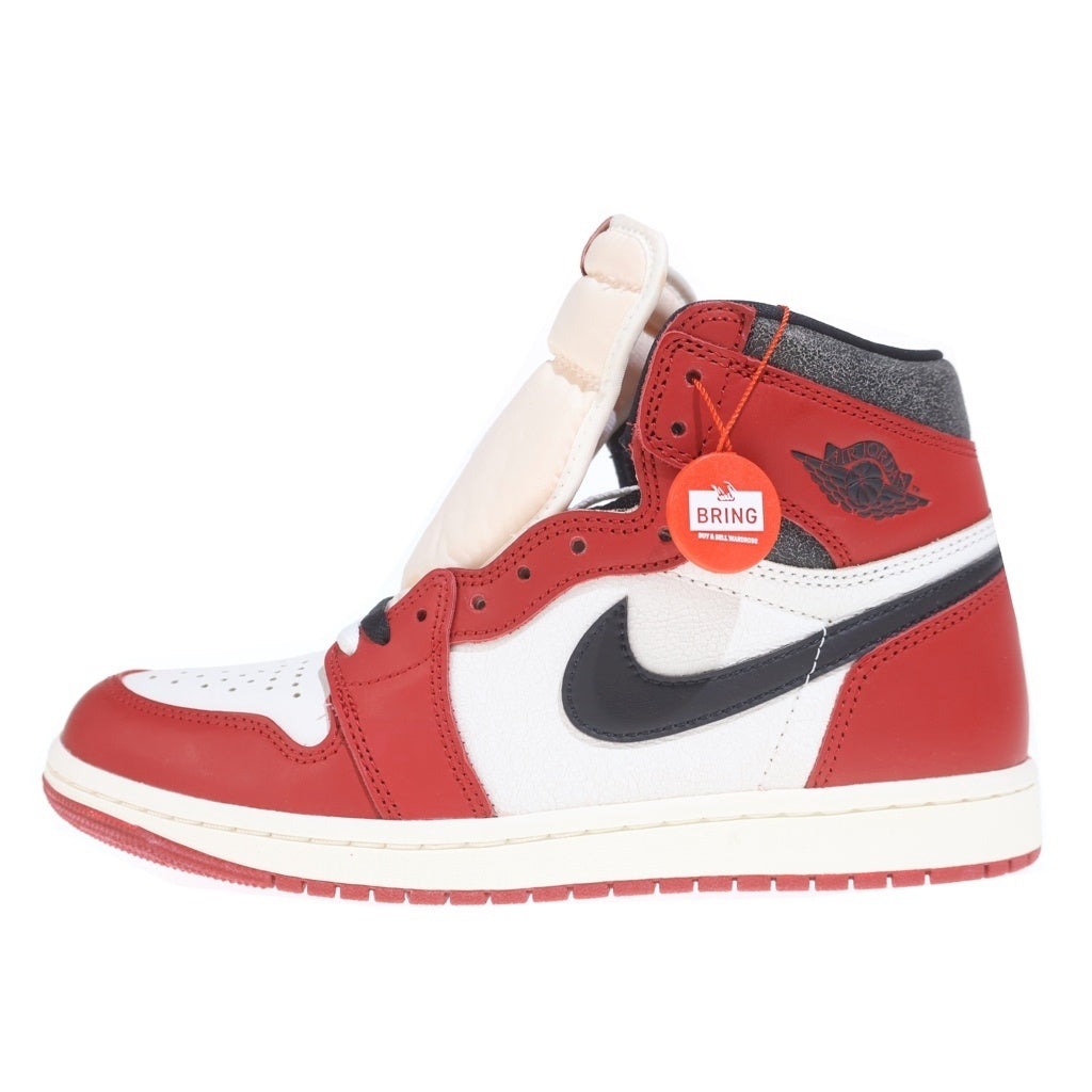 NIKE(ナイキ) AIR JORDAN 1 HIGH OG CHICAGO LOST & FOUND DZ5485-612 エアジョーダン1 ハイ ロスト アンド ファウンド ハイカットスニーカー レッド/ホワイト US8.5/26.5cm