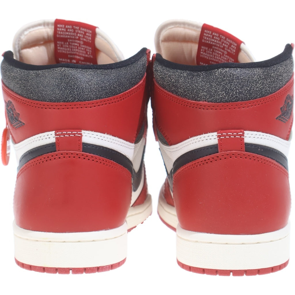 NIKE(ナイキ) AIR JORDAN 1 HIGH OG CHICAGO LOST & FOUND DZ5485-612 エアジョーダン1 ハイ ロスト アンド ファウンド ハイカットスニーカー レッド/ホワイト US8.5/26.5cm