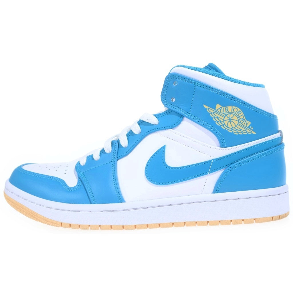 NIKE(ナイキ) AIR JORDAN 1 MIDD AQUATONE DQ8426-400 エアジョーダン1 ミッド アクアトーン ハイカットスニーカー ホワイト/ブルー US9/27cm