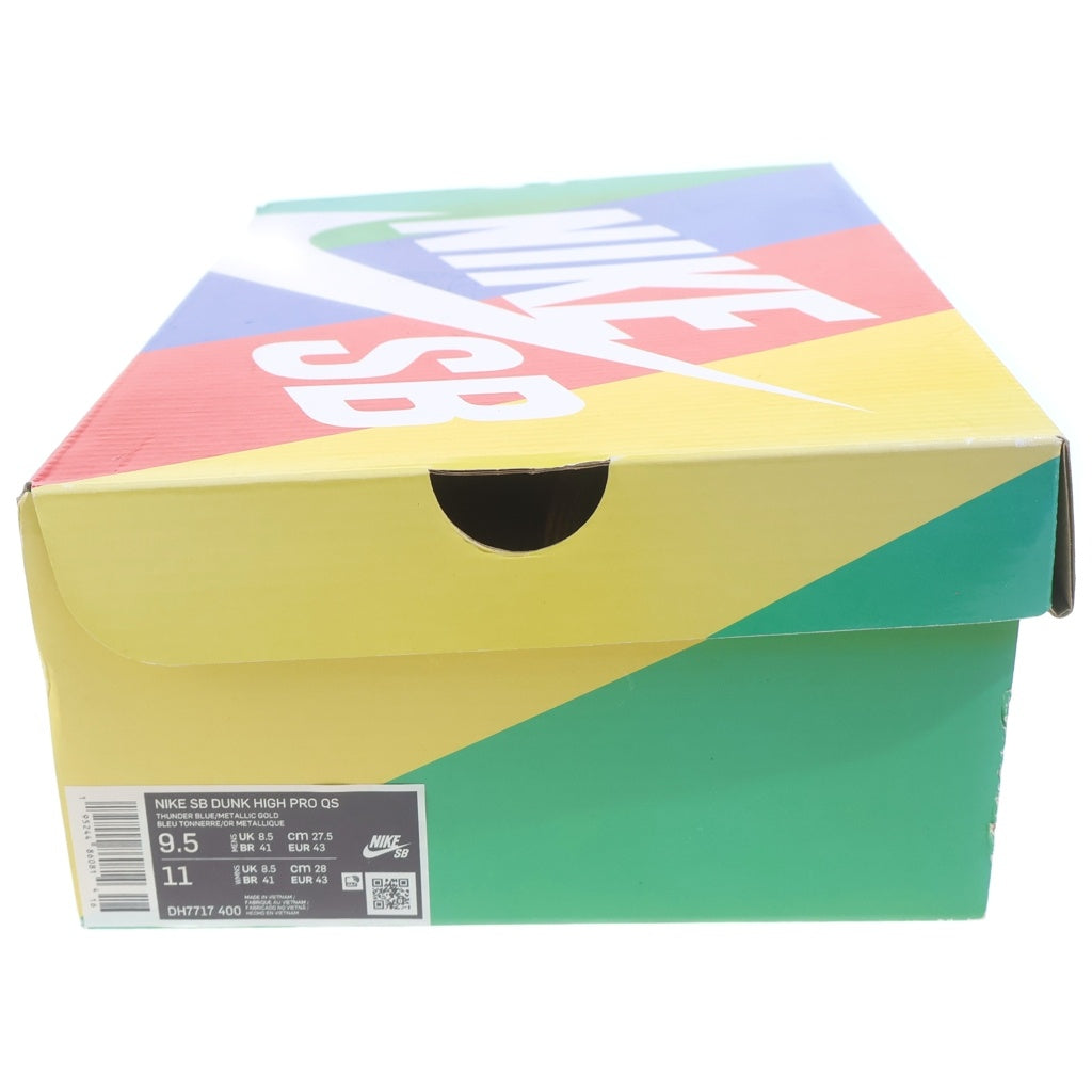 NIKE(ナイキ) ×GUNDAM UNICORN DUNK HIGH PRO QS BANSHEE DH7717-400 ガンダムユニコーン ダンク バンシィ ハイカットスニーカー ブラック US9.5/27.5cm