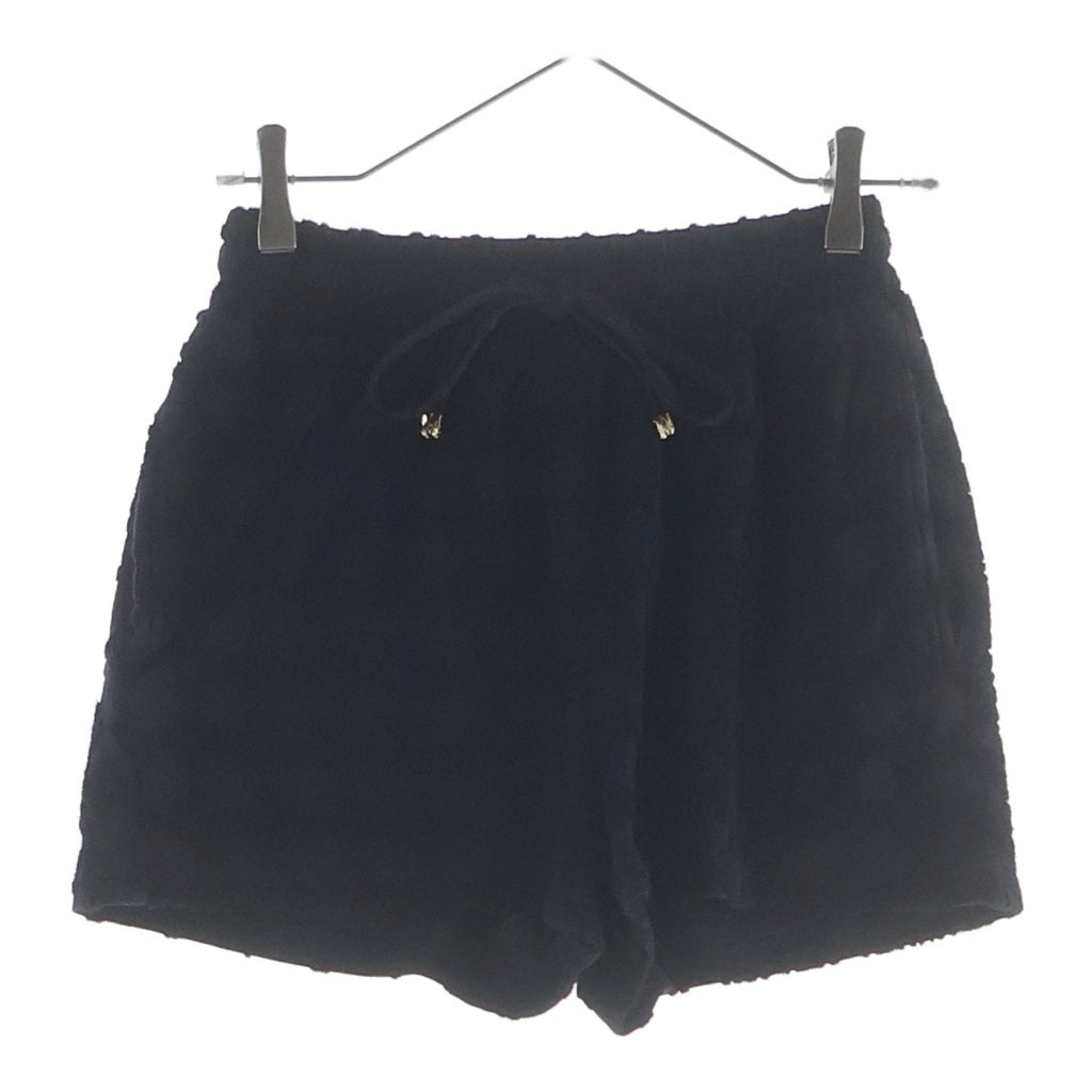 AMIRI(アミリ) MA QUAD タオリング ドローストリング ショートパンツ ショーツ ブラック レディース AWJYSH1014