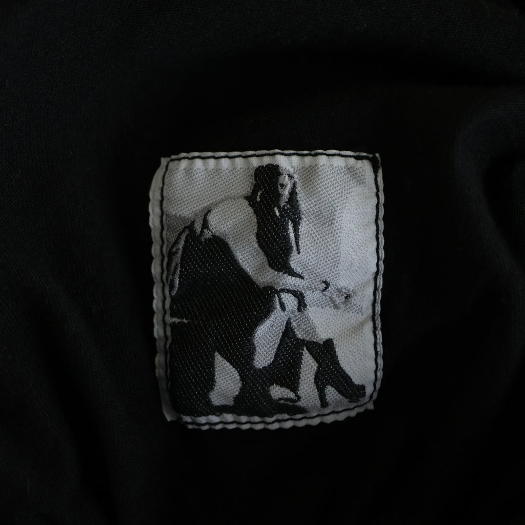 DRKSHDW(ダークシャドウ) CROPPED HOODED TOP クロップド フーディー トップス ブラック レディース DS01F4218-RN