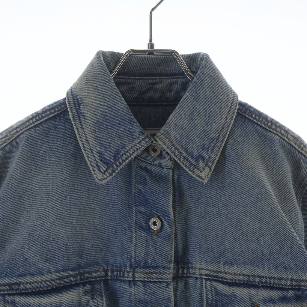 OFF-WHITE(オフホワイト) DENIM SHIRT DRESS デニム シャツ ドレス ワンピース レディース インディゴ OWYM013F21DEN001