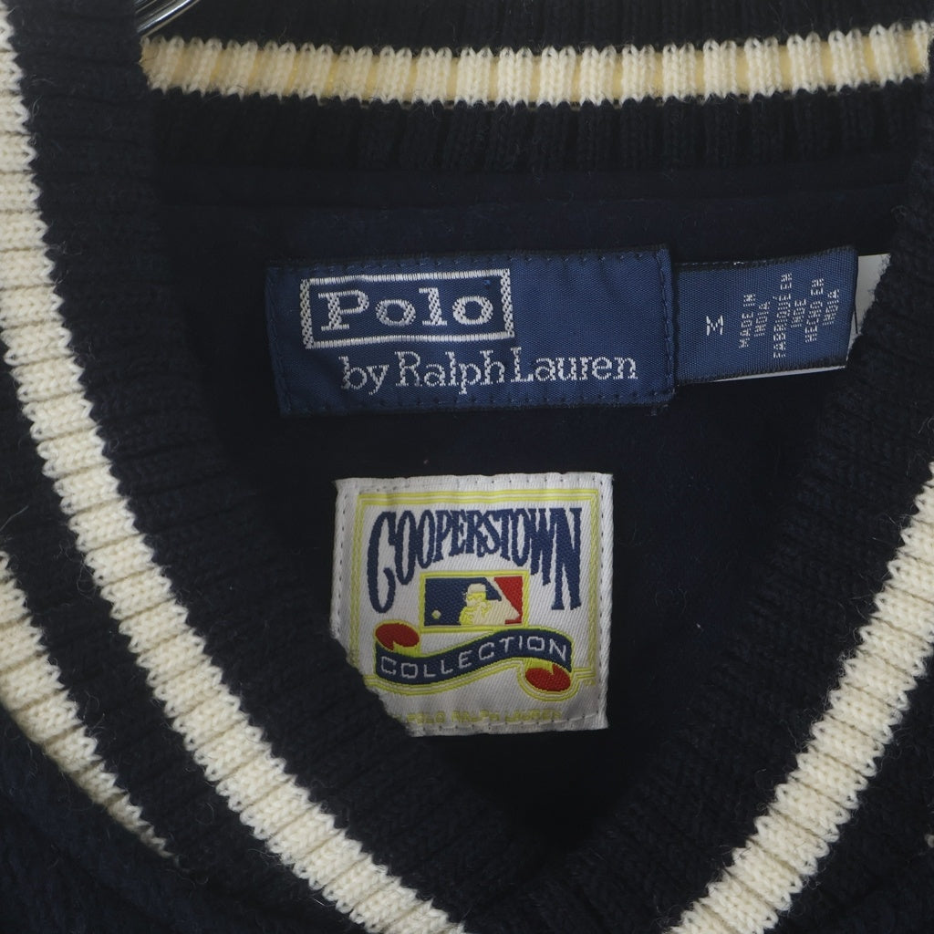 POLO RALPH LAUREN(ポロラルフローレン) 25AW × MLB NEW YORK YANKEES ニューヨークヤンキース ベースボールジャケット スタジャン ネイビー