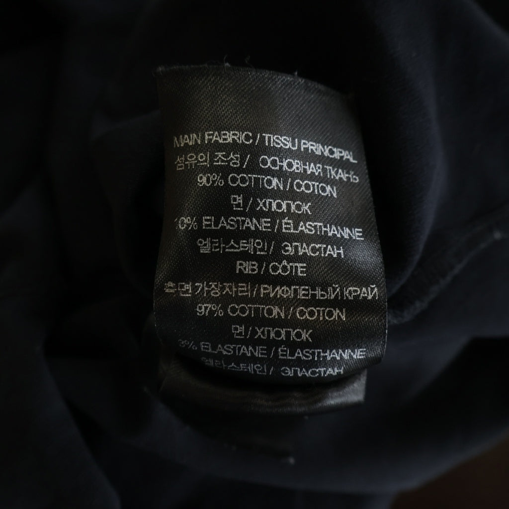 VETEMENTS(ヴェトモン) BIKER CROSS LOGO FRONT SLEEVE TEE バイカー クロスロゴ フロント スリーブ 半袖Tシャツ カットソー ブラック レディース