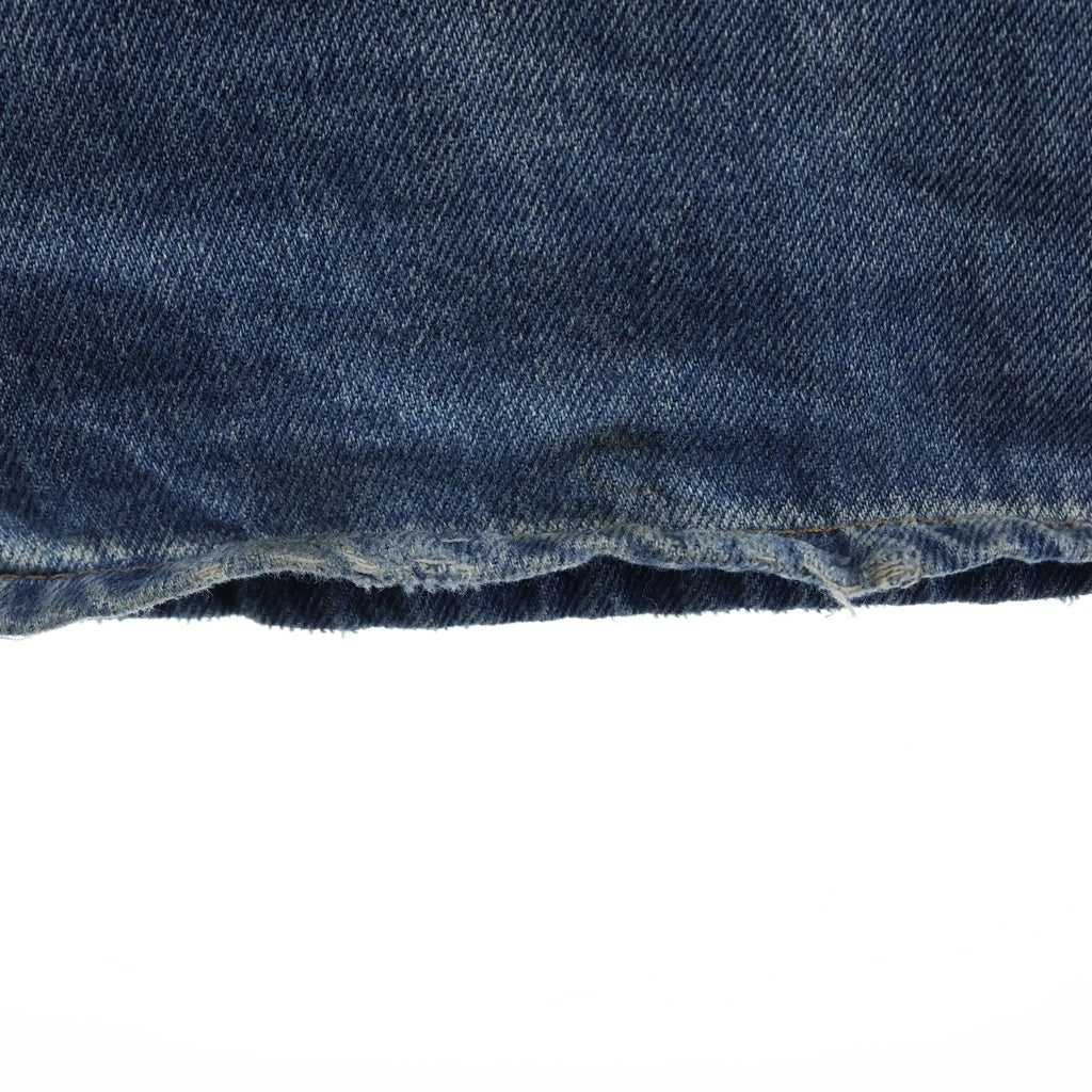 MM6 Maison Margiela(エムエムシックスメゾンマルジェラ) 5ポケット ワイド ダメージデニム パンツ インディゴ SHOLA0014