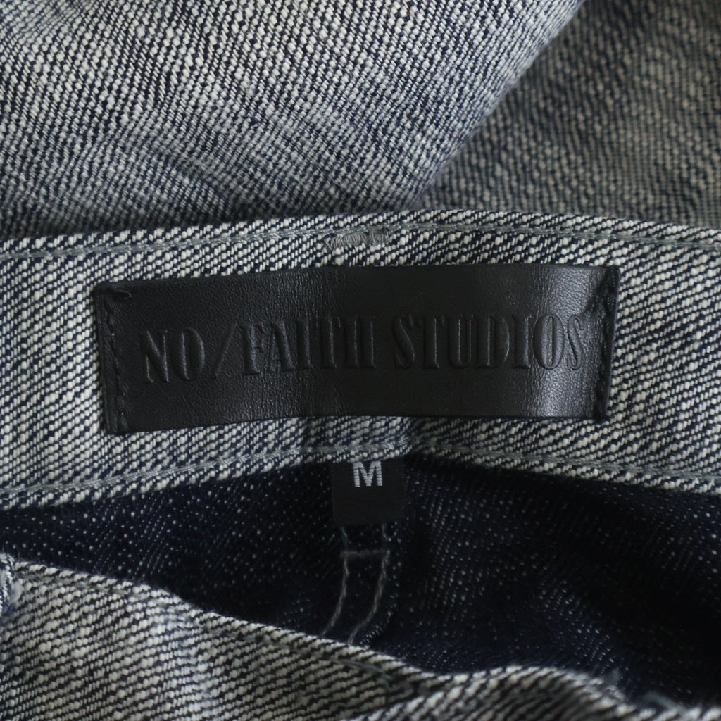 NO/FAITH STUDIOS(ノーフェイスストゥディオス) Japanese Denim リバースデザイン セルビッジデニム グレー