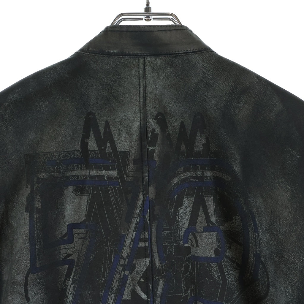 DIESEL(ディーゼル) J-EVERT ナイロンブルゾン フロントロゴ ジャケット グレー A18508
