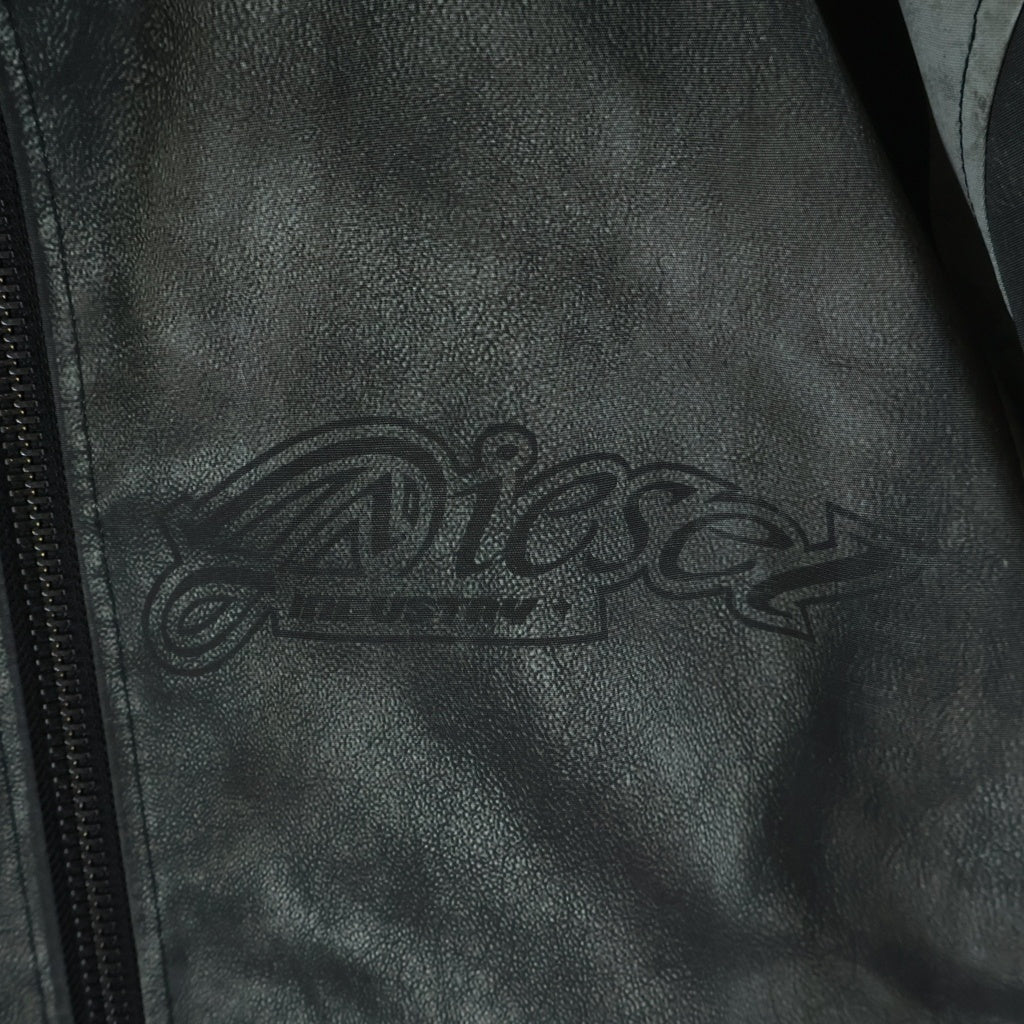 DIESEL(ディーゼル) J-EVERT ナイロンブルゾン フロントロゴ ジャケット グレー A18508