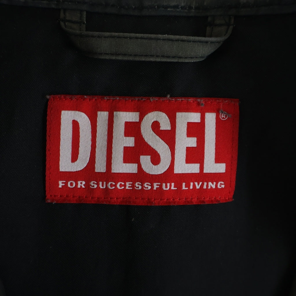 DIESEL(ディーゼル) J-EVERT ナイロンブルゾン フロントロゴ ジャケット グレー A18508