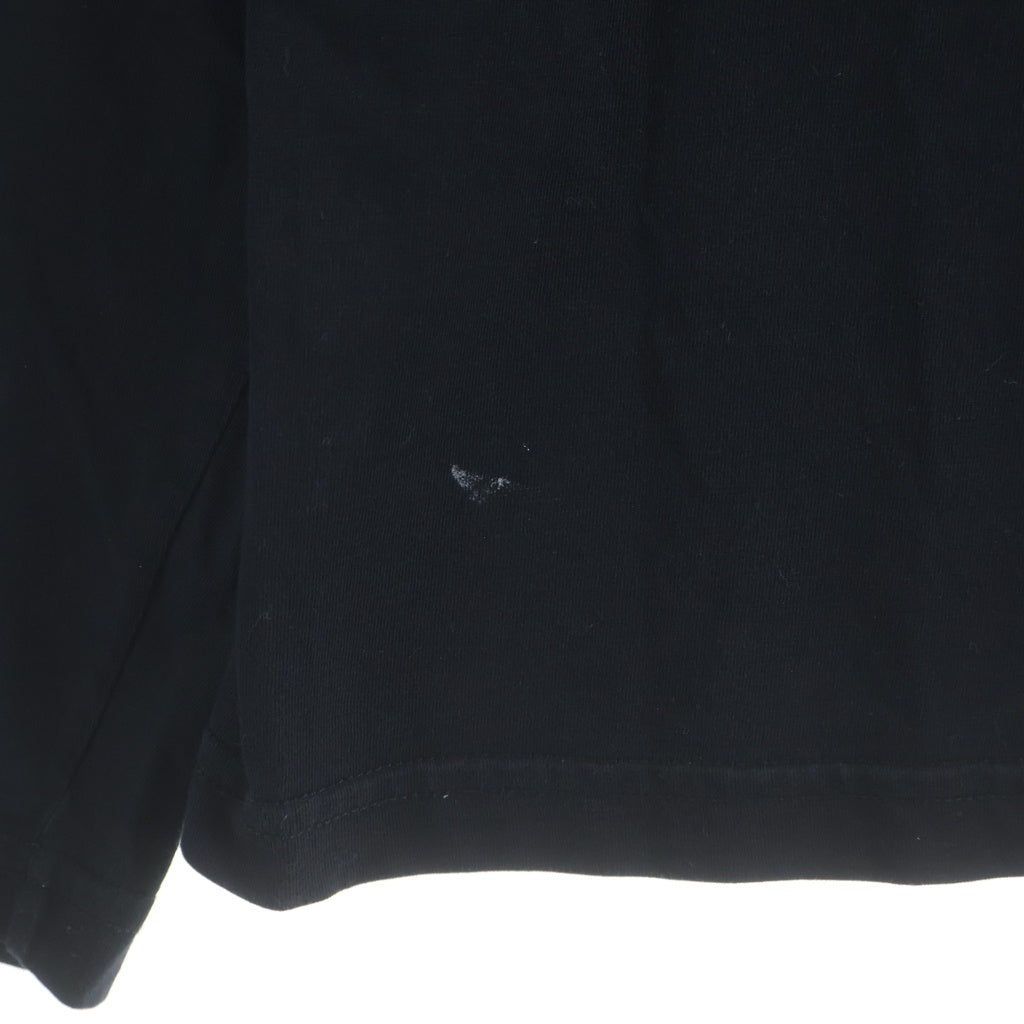 Alexander McQueen(アレキサンダーマックイーン) フロントロゴプリント長袖Tシャツ カットソー ブラック 750668QVZ15
