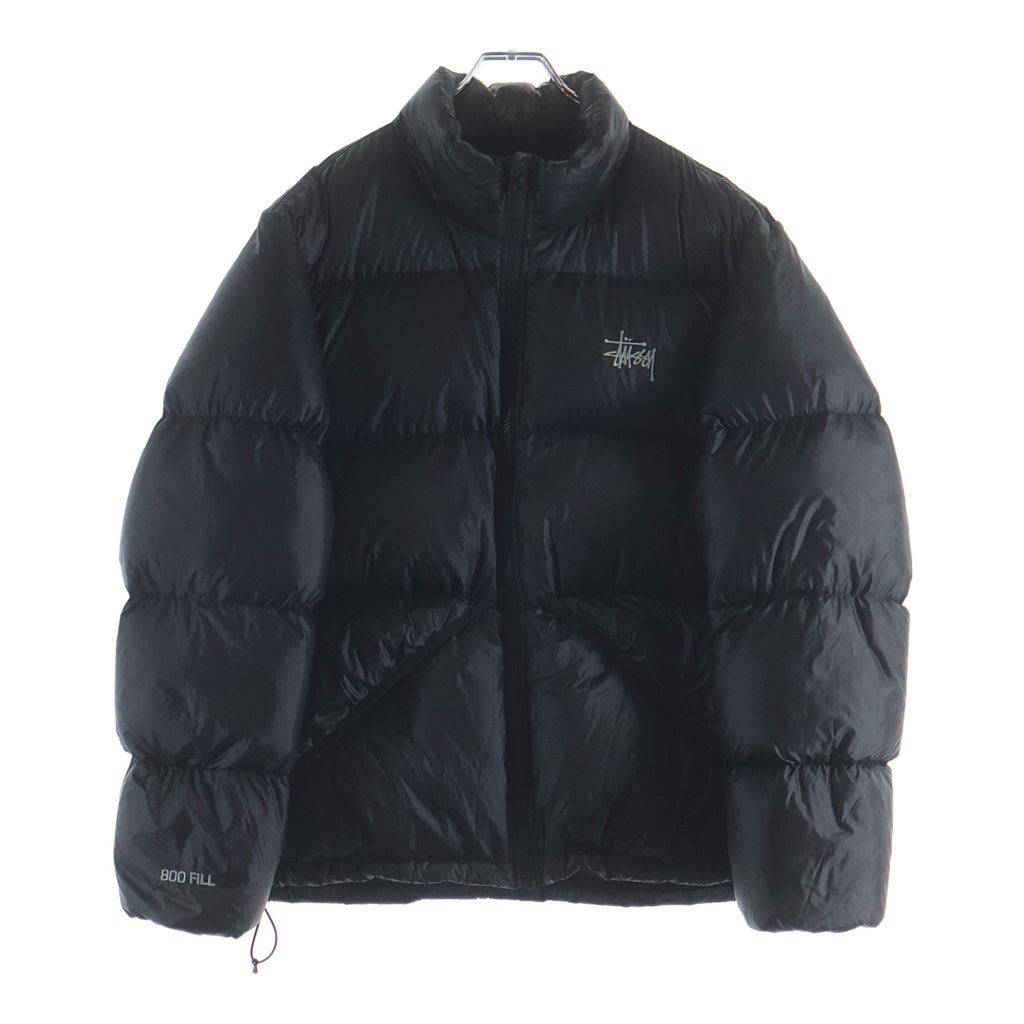 STUSSY(ステューシー) MICRO RIPSTOP DOWN JACKET マイクロリップストップ ダウンジャケット ナイロン ブラック