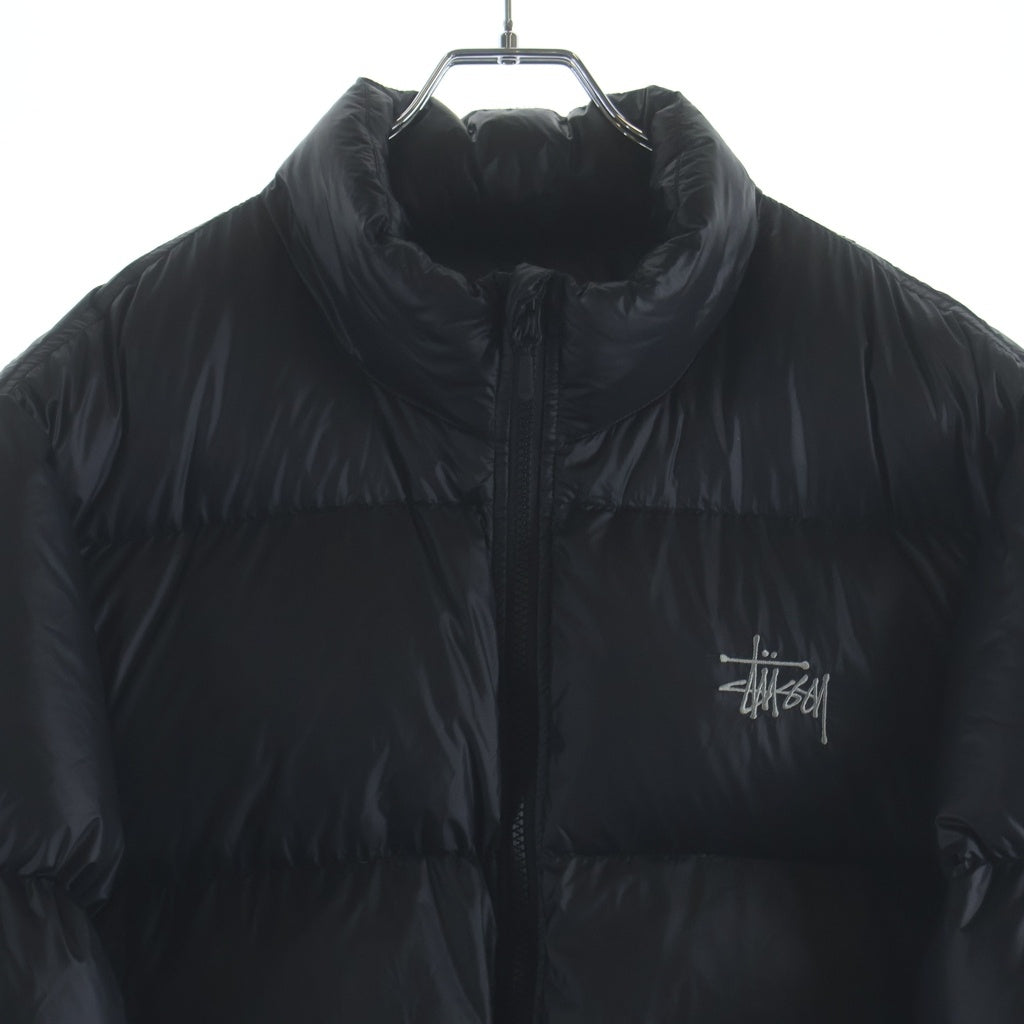 STUSSY(ステューシー) MICRO RIPSTOP DOWN JACKET マイクロリップストップ ダウンジャケット ナイロン ブラック