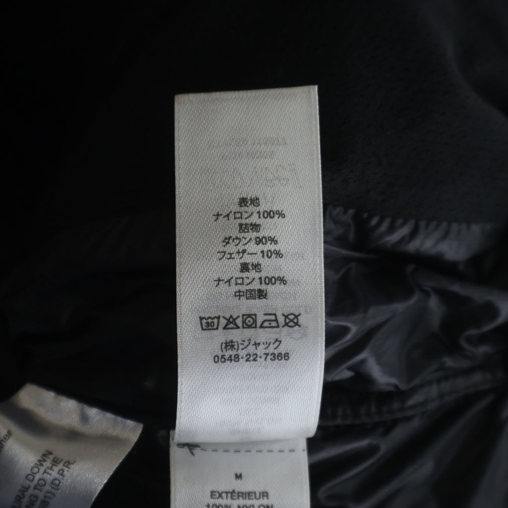 STUSSY(ステューシー) MICRO RIPSTOP DOWN JACKET マイクロリップストップ ダウンジャケット ナイロン ブラック