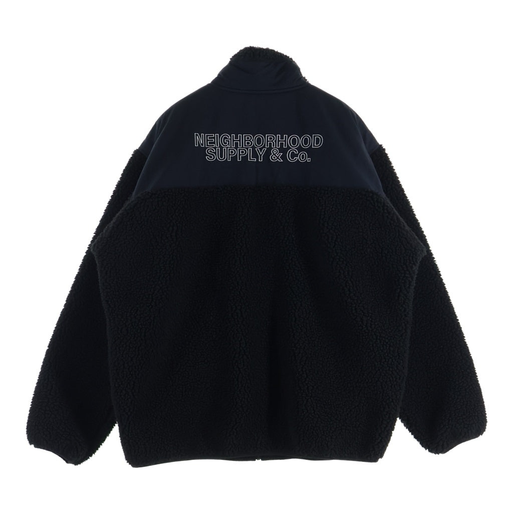 NEIGHBORHOOD(ネイバーフッド) 25AW FLEECE JACKET フリースジャケット ブルゾン ブラック 252SZNH-JKM04