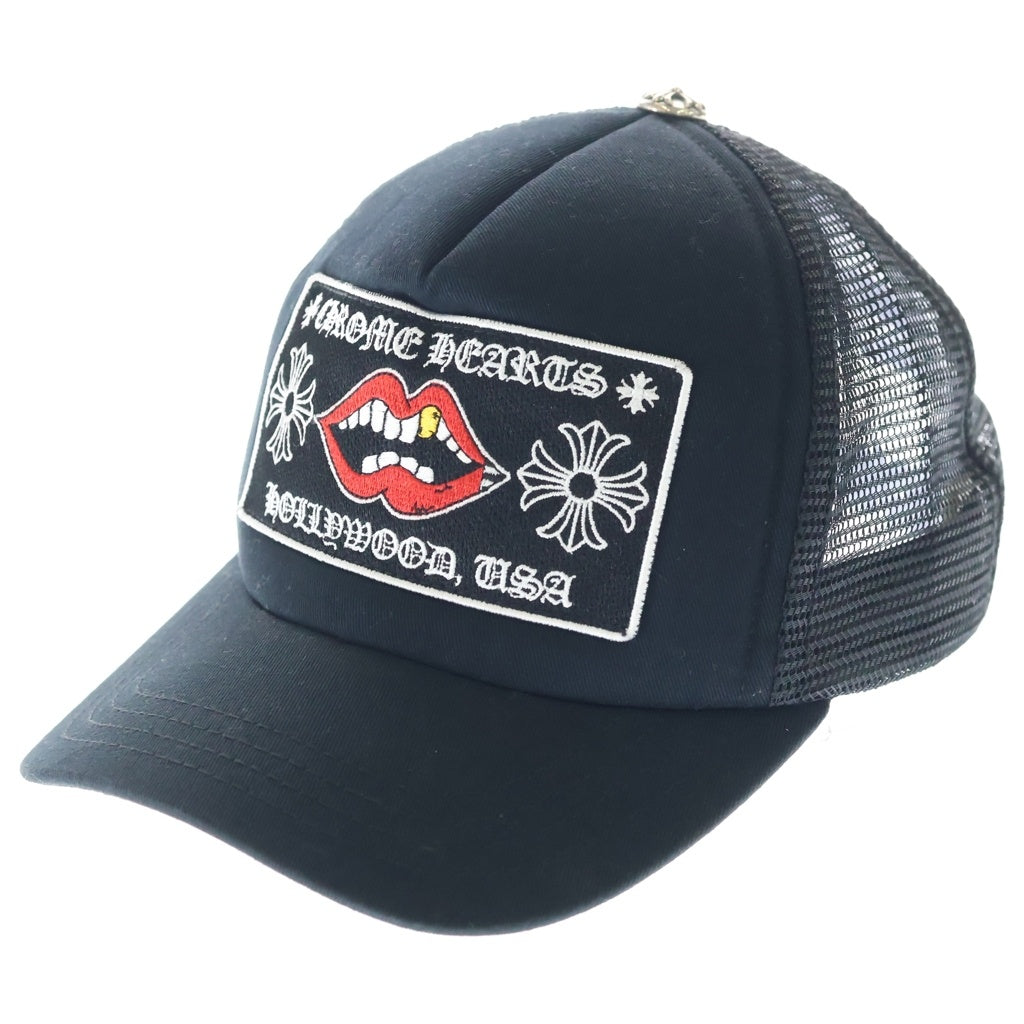 CHROME HEARTS(クロムハーツ) ×MATTY BOY CHOMPER TRUCKER CAP マッティボーイ チョンパー ロゴ刺繍 メッシュ トラッカーキャップ 帽子 ブラック