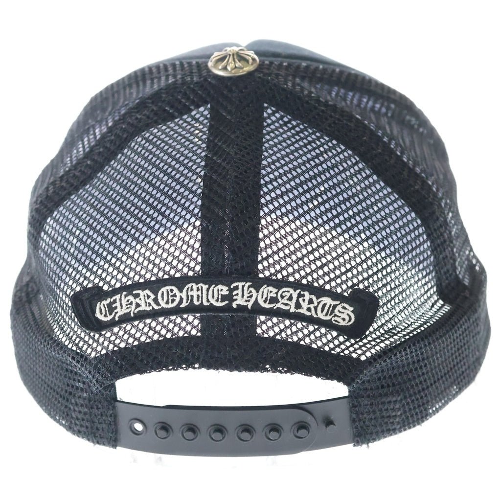 CHROME HEARTS(クロムハーツ) ×MATTY BOY CHOMPER TRUCKER CAP マッティボーイ チョンパー ロゴ刺繍 メッシュ トラッカーキャップ 帽子 ブラック