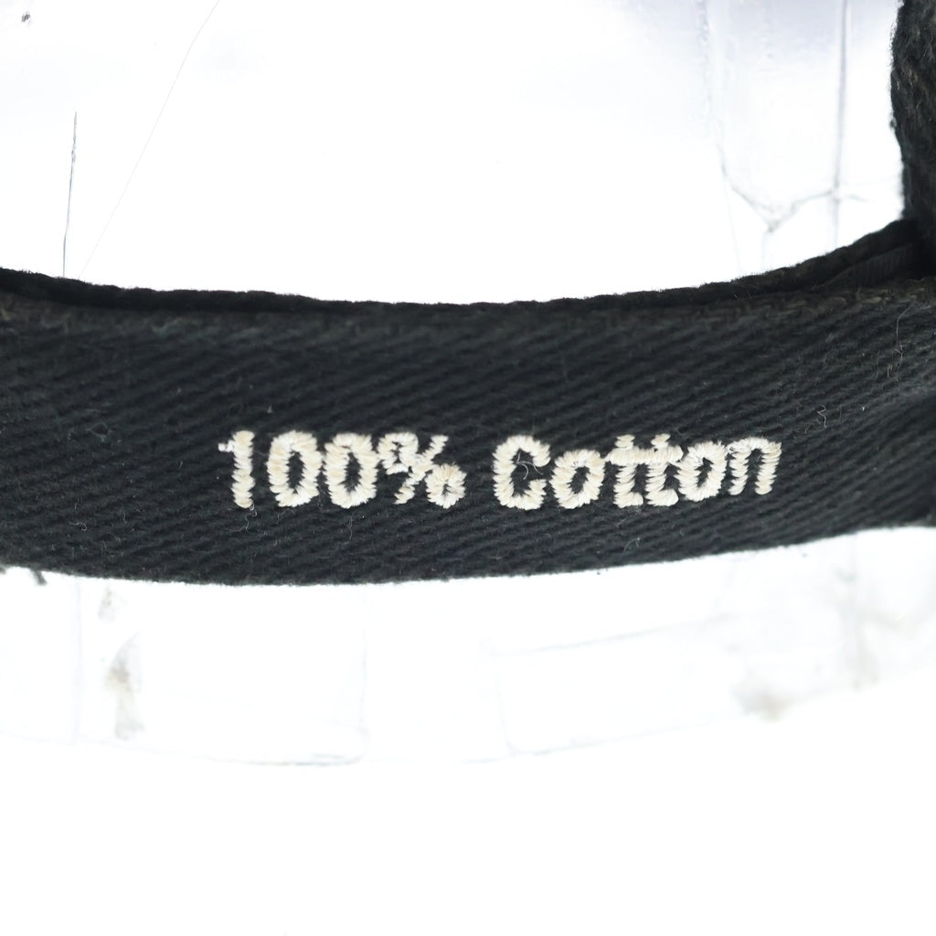VETEMENTS(ヴェトモン) 18SS EMBROIDERED BASEBALL エンブロイド ロゴベースボールキャップ 帽子 ブラック WSS18AC17