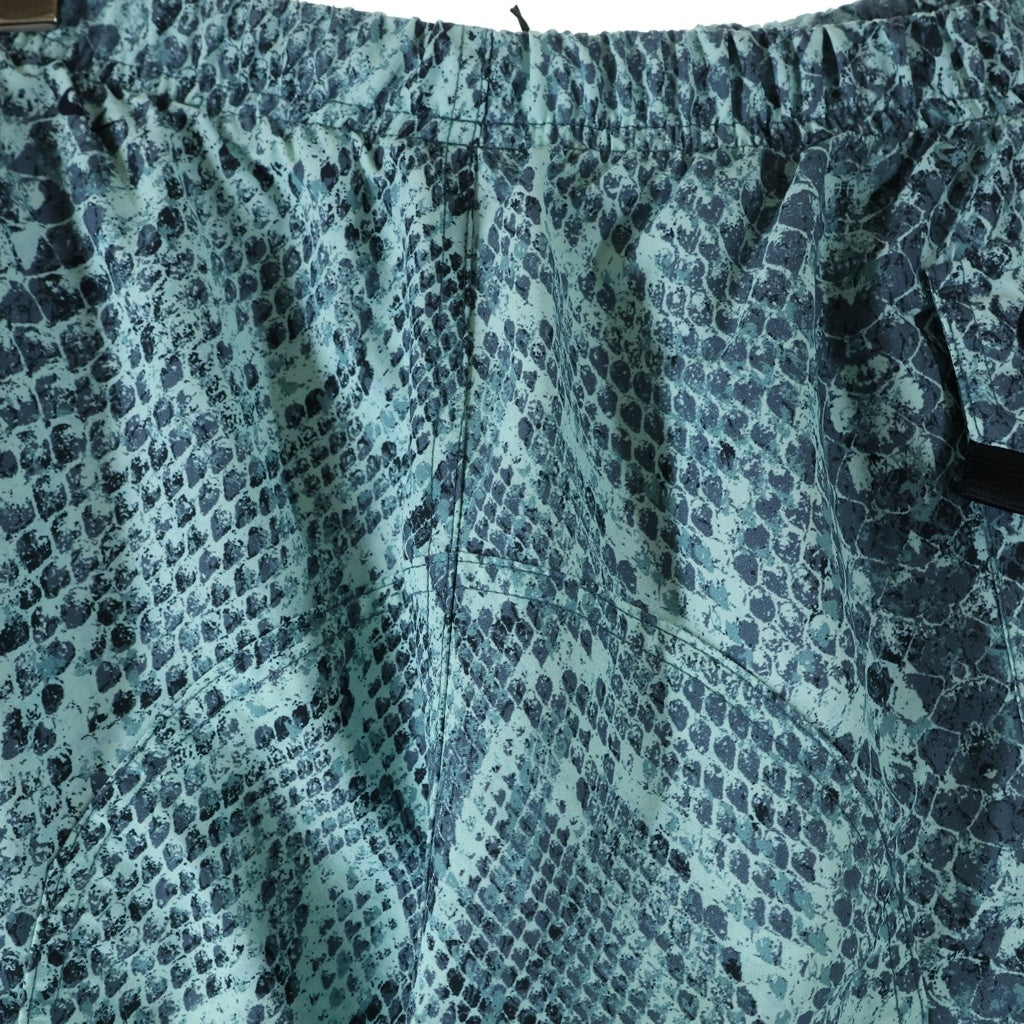 SUPREME(シュプリーム) 22AW ×NIKE ACG Nylon Trail Short Pant ナイキ ACG ナイロントレイルショーツ パイソン柄 ブルー