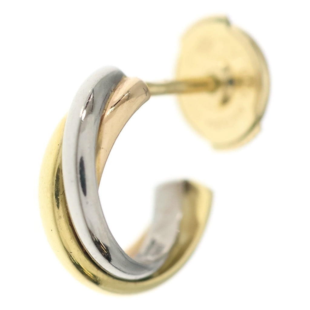 Cartier(カルティエ) トリニティ ピアス Au750 K18 YG/WG ゴールド×ホワイトゴールド レディース
