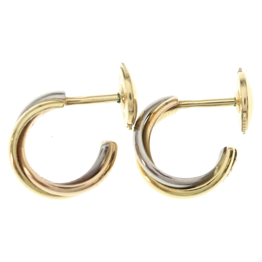 Cartier(カルティエ) トリニティ ピアス Au750 K18 YG/WG ゴールド×ホワイトゴールド レディース