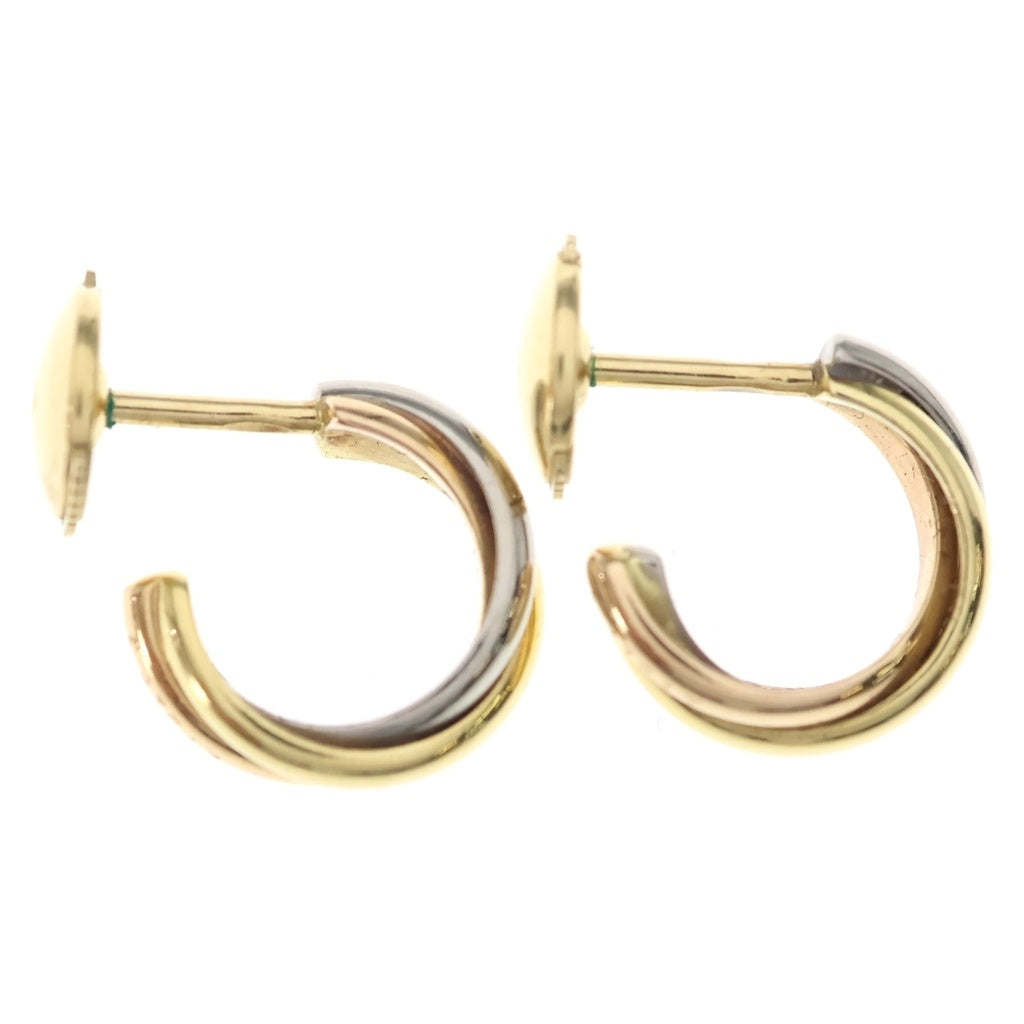 Cartier(カルティエ) トリニティ ピアス Au750 K18 YG/WG ゴールド×ホワイトゴールド レディース