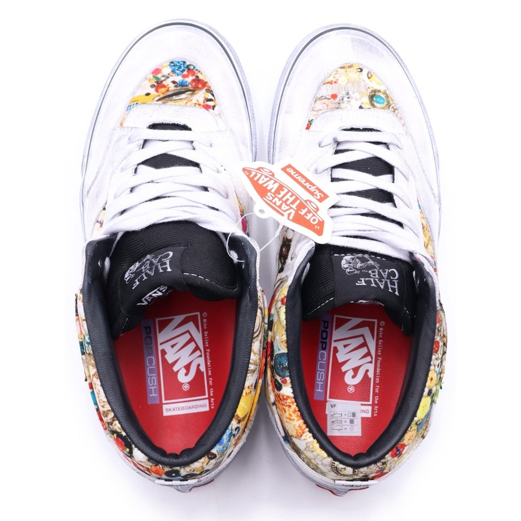 VANS(ヴァンズ) ×Supreme × Mike Kelley Half Cab ×シュプリーム × マイク・ケリー × ハーフキャブ ホワイト