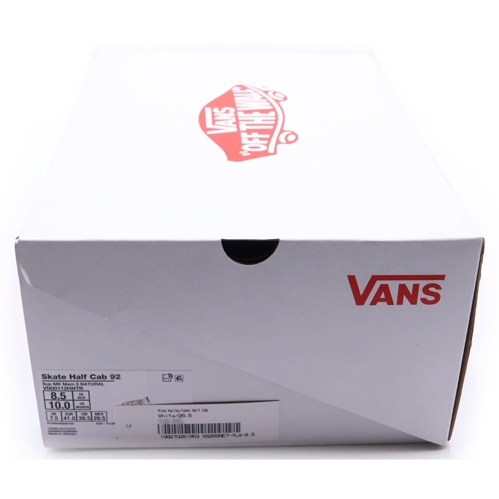 VANS(ヴァンズ) ×Supreme × Mike Kelley Half Cab ×シュプリーム × マイク・ケリー × ハーフキャブ ホワイト