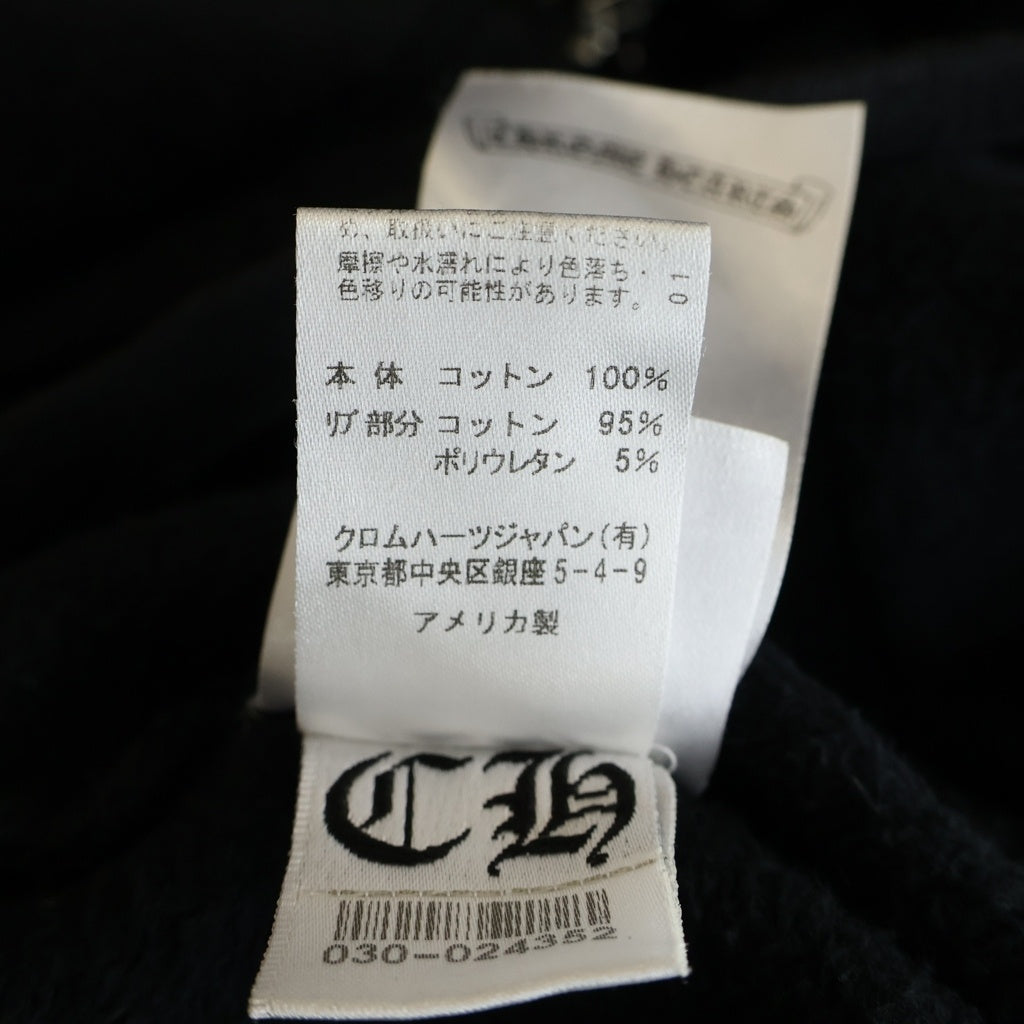 CHROME HEARTS(クロムハーツ) FOTI SWTSHRT HD ZIP フォティ バックプリントジップパーカー フーディ ブラック