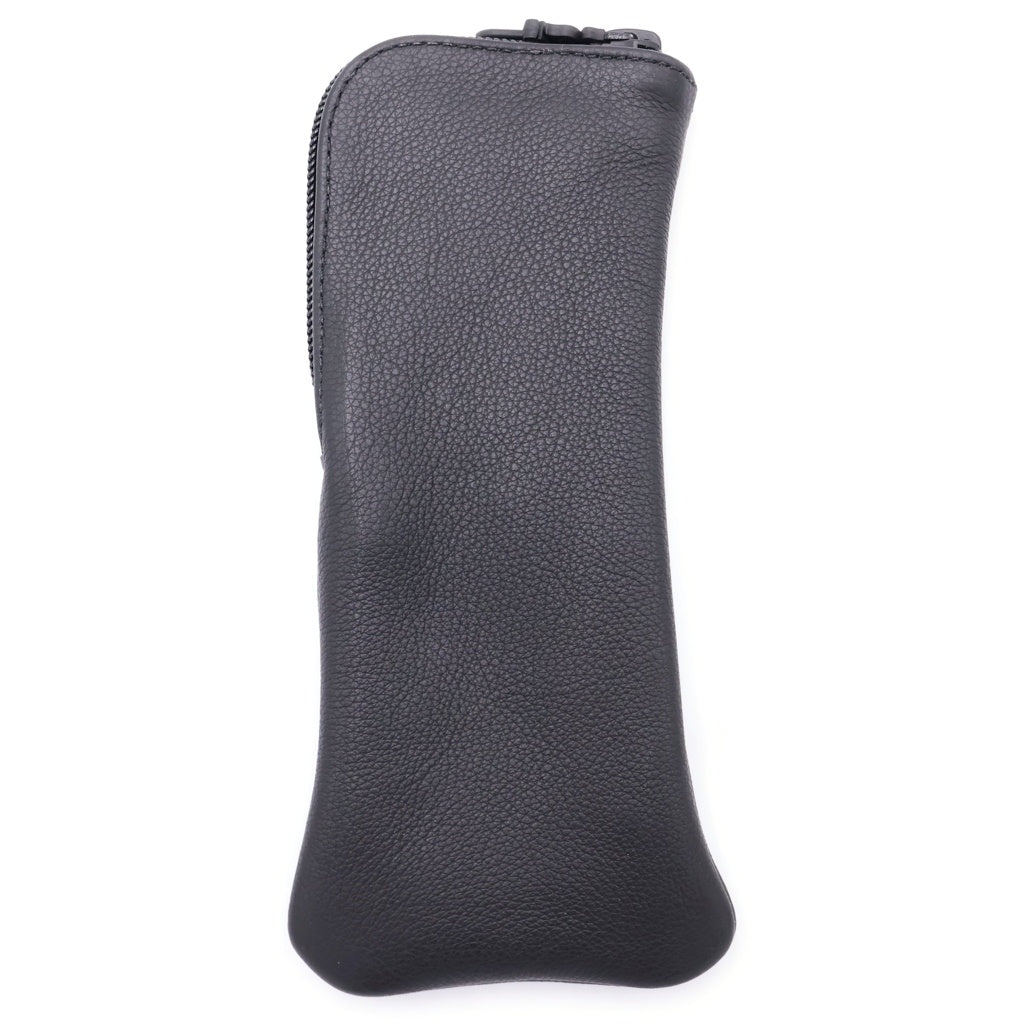 CHROME HEARTS(クロムハーツ) CASE ダガージップ レザーアイウェアケース 眼鏡ケース ブラック
