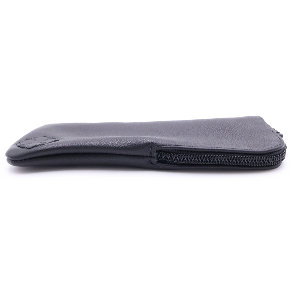 CHROME HEARTS(クロムハーツ) CASE ダガージップ レザーアイウェアケース 眼鏡ケース ブラック