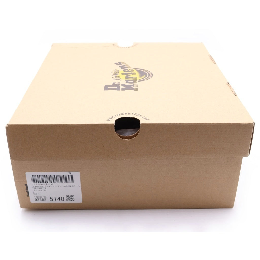 Dr.Martens(ドクターマーチン) JADON ジェイドン 8ホール ポリッシュドスムースレザー サイドジップ レースアップ ハイカットブーツ ブラック 15265001 レディース