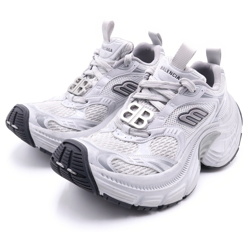 BALENCIAGA(バレンシアガ) 6XL Hardwear Sneaker BBロゴ メッシュハードウェアスニーカー シューズ グレー 815859