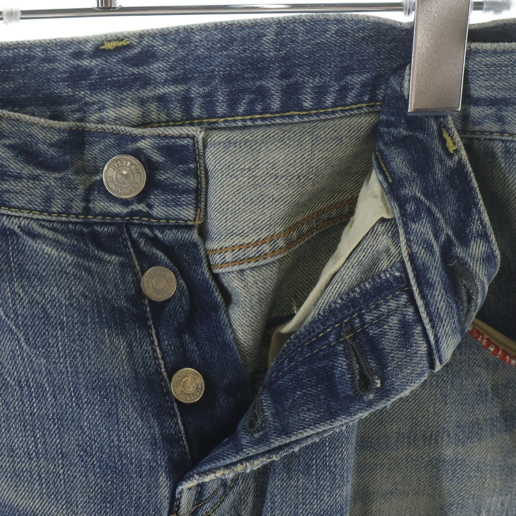 HYSTERIC GLAMOUR(ヒステリックグラマー) HSR加工 ダメージデニムパンツ インディゴ 0203AP10
