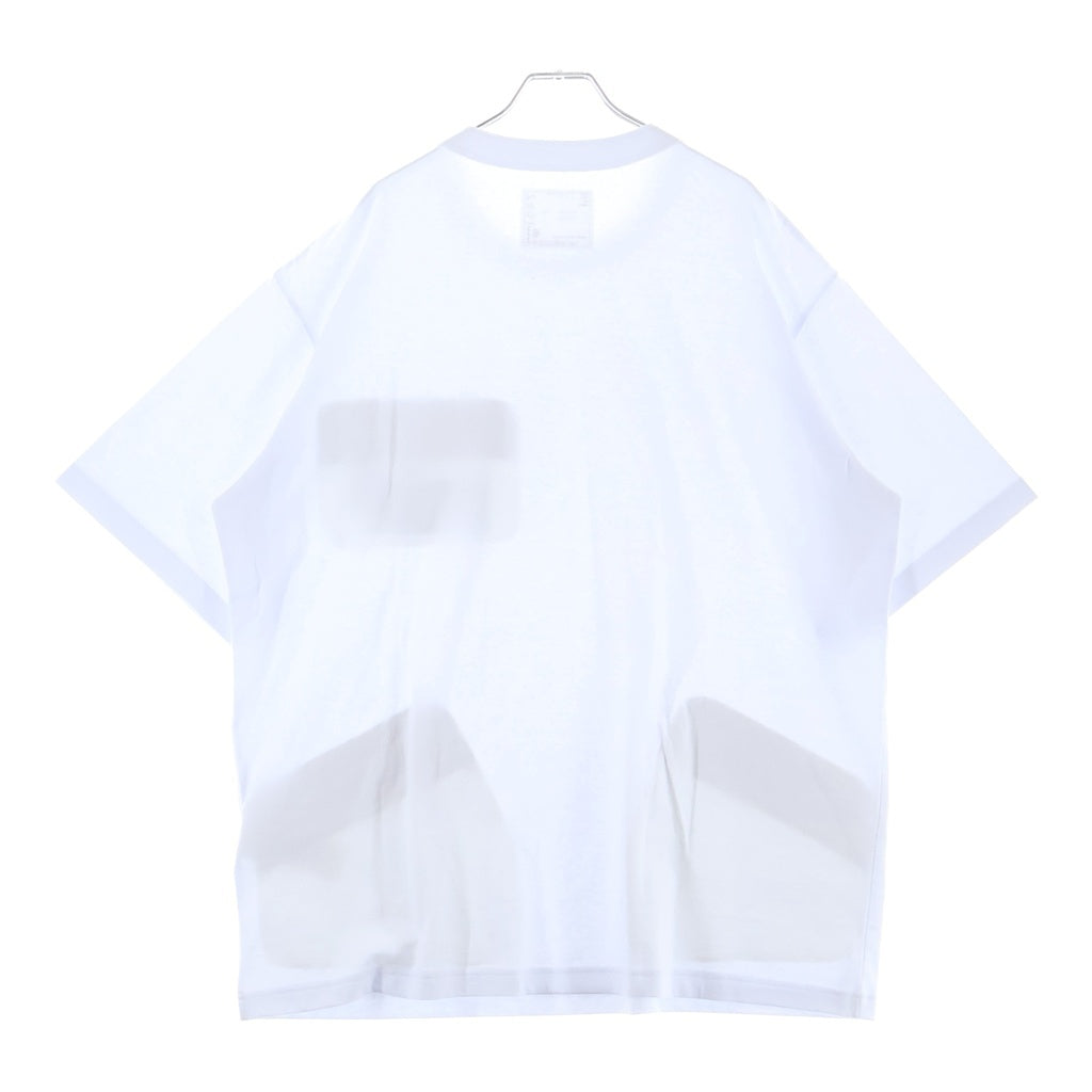 Sacai(サカイ) 26SS ×Carhartt WIP Cotton Jersey カーハート コットン半袖Tシャツ カットソー ホワイト 26-01092S