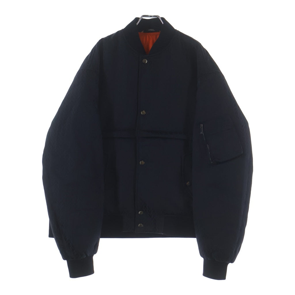 VALENTINO ヴァレンティノ Vロゴ ナイロンボンバージャケット ネイビー WV3CIH807HF VALENTINO(ヴァレンティノ) Vロゴ ナイロンボンバージャケット