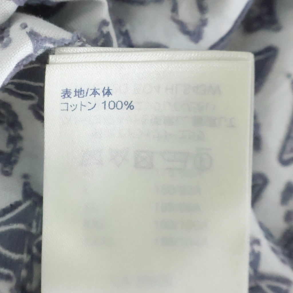 LOUIS VUITTON(ルイヴィトン) 21AW モノグラムフラワーパターン コットン長袖シャツ 総柄 ホワイト RM212Q EO4 HLS43W