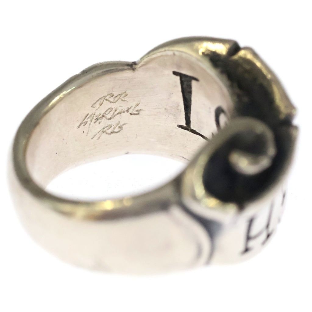 RAT RACE(ラットレース) HATE×LOVE RING ヘイト×ラブ メッセージ リボン リング シルバー