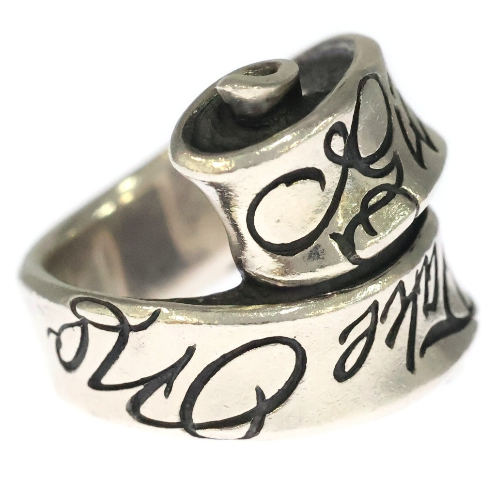 RAT RACE(ラットレース) Message On Ribbon Ring Give No Take No メッセージ リボン ギブノー テイクノー リング シルバー