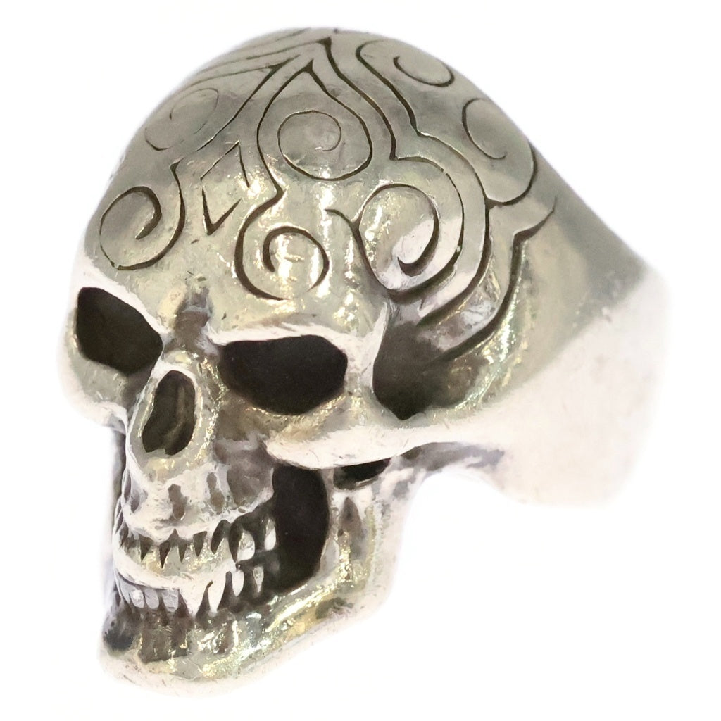 CRAZY PIG(クレイジーピッグ) CP732 ENGRAVED SKULL イングレイブドスカル リング シルバー