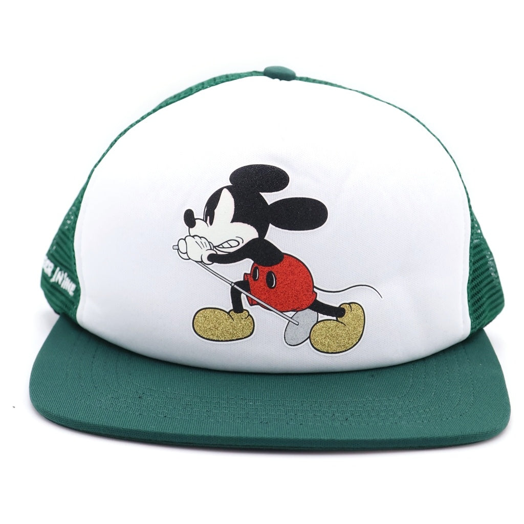 SUPREME(シュプリーム) 25AW ×Number (N)ine Mickey Mouse Mesh Back 5-Panel ナンバーナイン ミッキーマウス メッシュ バック 5 パネル キャップ 帽子 グリーン
