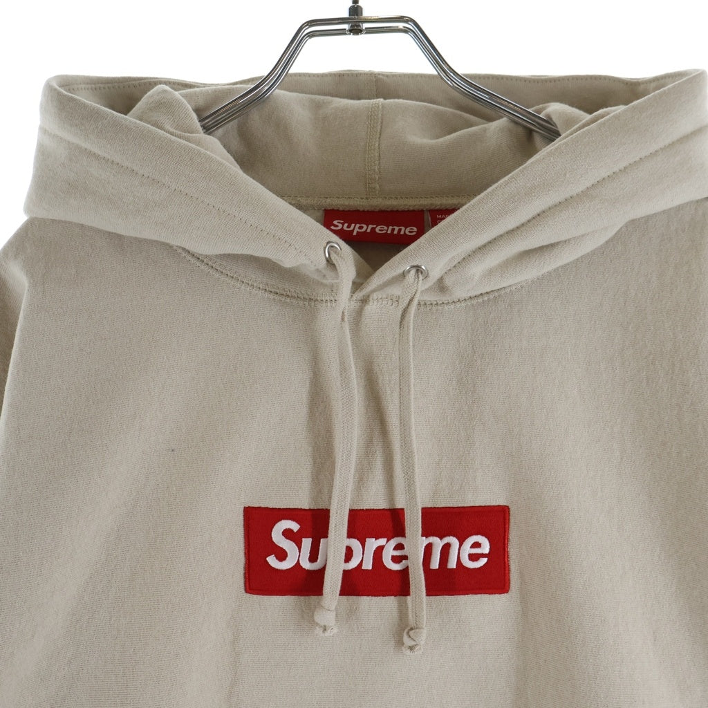SUPREME(シュプリーム) 24AW Box Logo Hooded Sweatshirt ボックスロゴ フーディー プルオーバーパーカー アイボリー