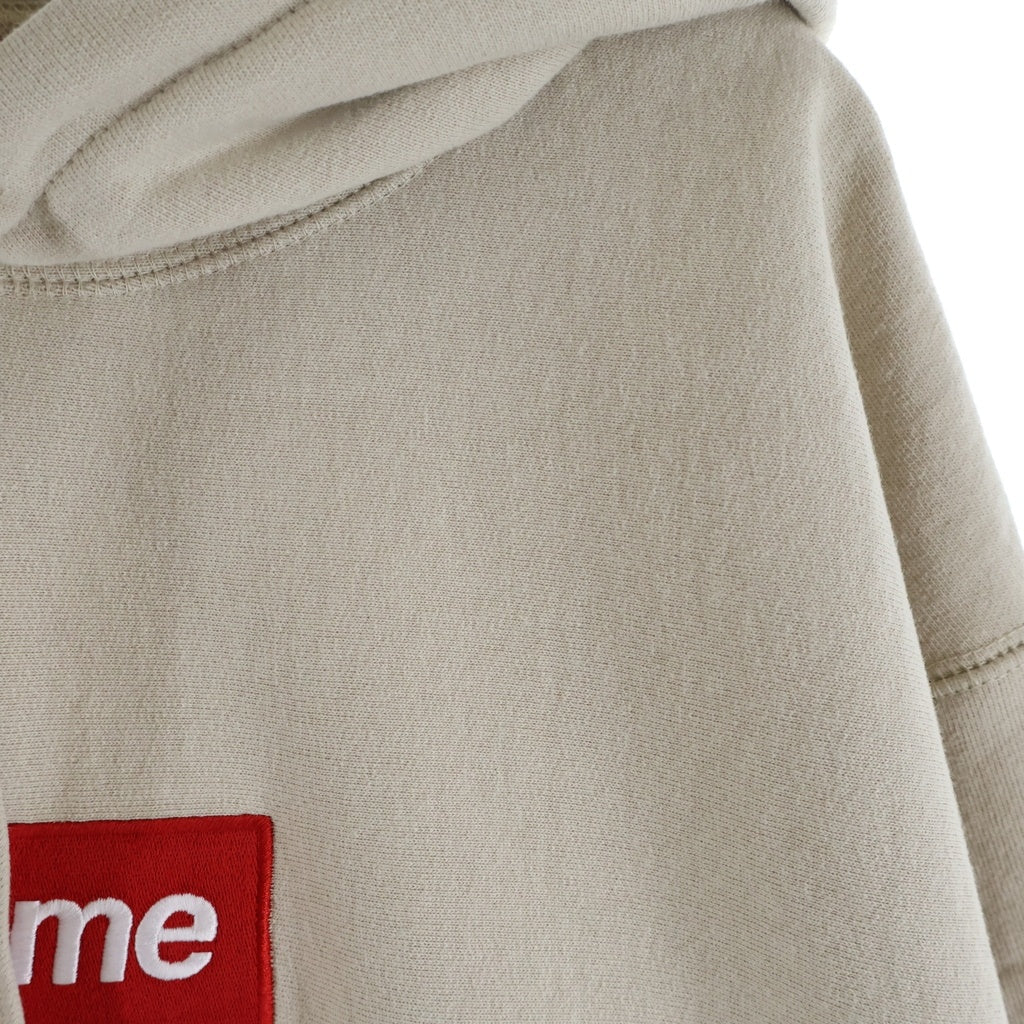 SUPREME(シュプリーム) 24AW Box Logo Hooded Sweatshirt ボックスロゴ フーディー プルオーバーパーカー アイボリー