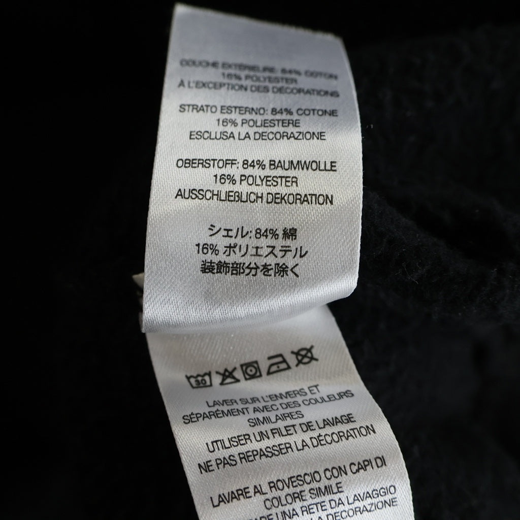 SUPREME(シュプリーム) 23AW 25AW Satin Applique Hooded Sweatshirt サテンアップリケフーディー プルオーバーパーカー ブラック