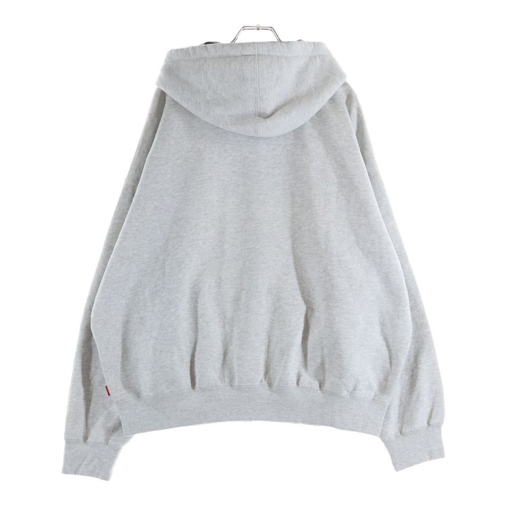 SUPREME(シュプリーム) 24SS ×MM6 Masion Margiela Zip Up Hooded Sweatshirt エムエムシックスメゾンマルジェラ ジップアップ スウェットパーカー グレー